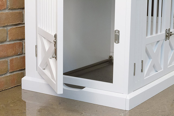 OEM MDF কাঠের পোষা ঘর ক্রেট বিড়াল বিছানা কুকুর কেনেল