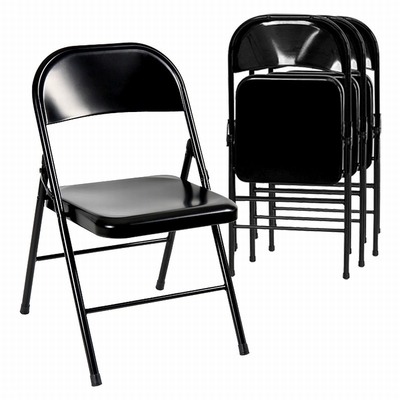 পিকনিক লাল কালো সাদা জন্য বাণিজ্যিক Stackable মেটাল ভাঁজ আপ চেয়ার